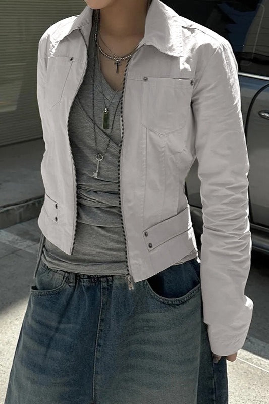 Jacke mit Reißverschluss