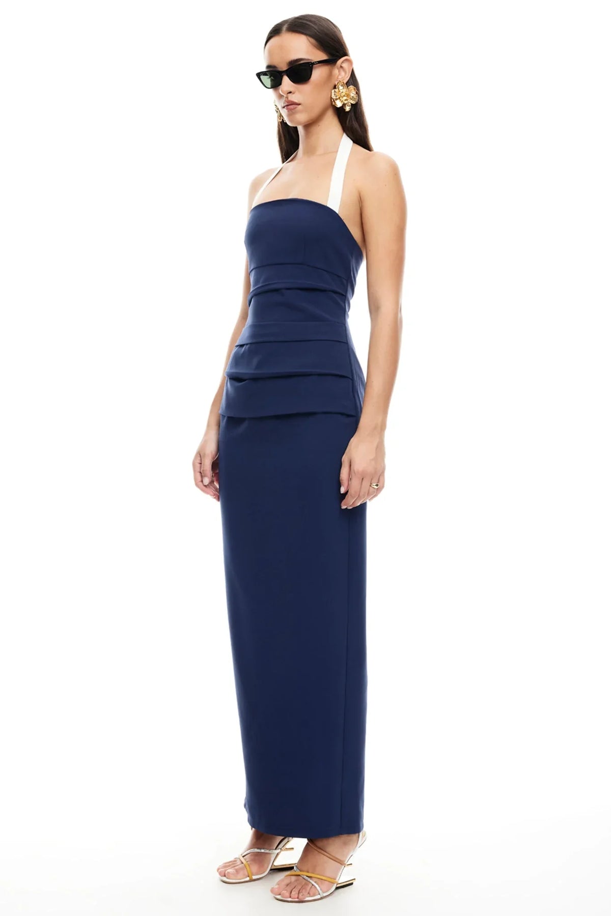 Maxikleid mit Neckholder