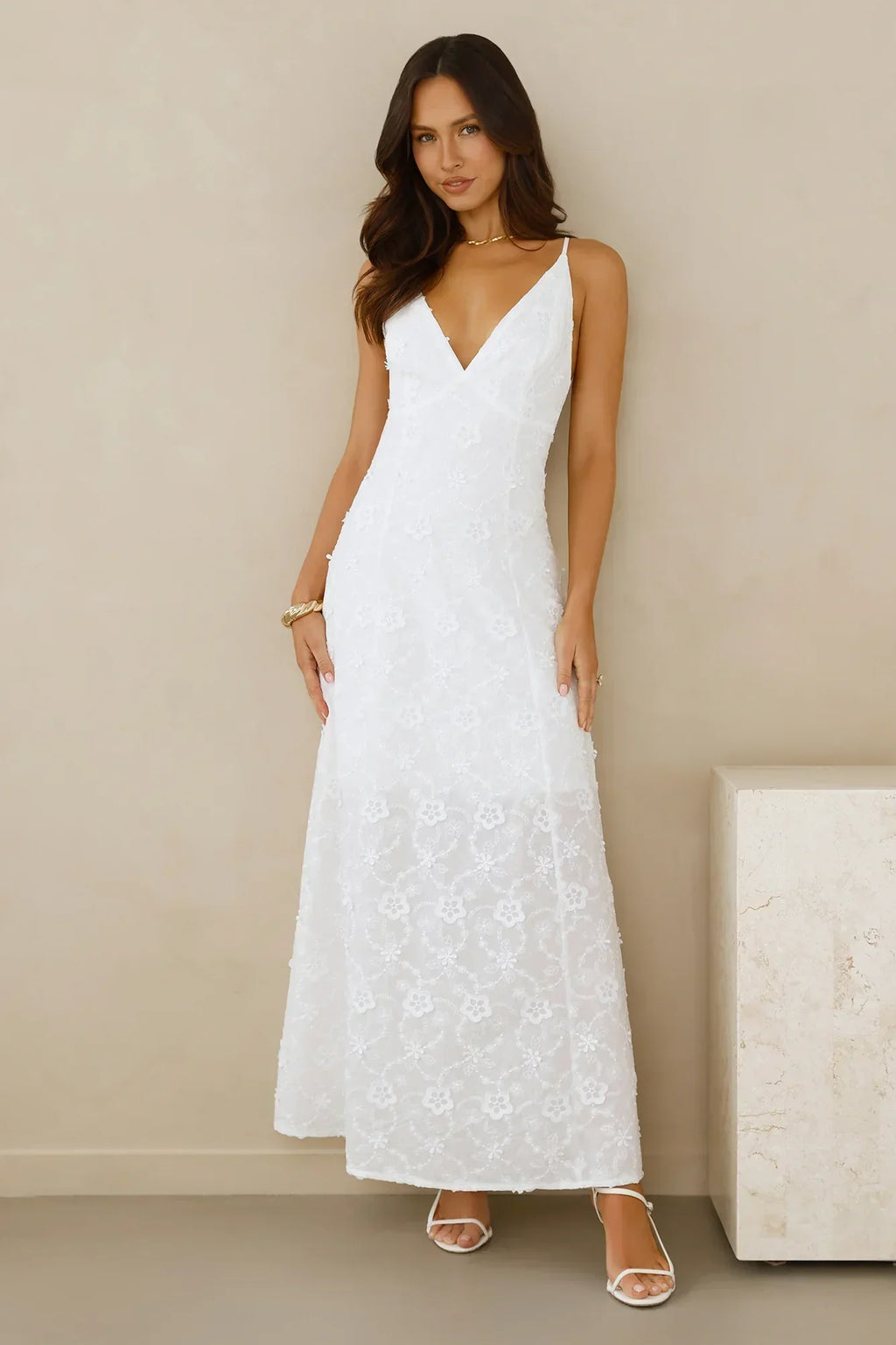 Soft – Maxikleid mit Stickerei
