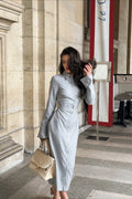 Midikleid mit langen Ärmeln