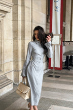 Midikleid mit langen Ärmeln