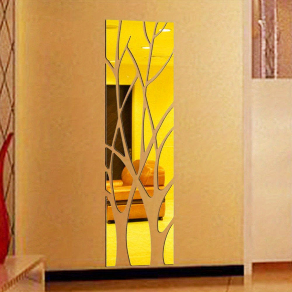 NatureLine 3D Acryl Wanddekoration – Einzigartiges Zweigdesign für Wohnzimmer sowie Flur
