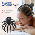 Elektrische Octopus Kopfhautmassager – USB Aufladbar und Platzsparend