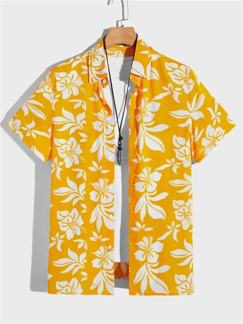 TropicWave Palmprint Hemd – Frisch und Elegant für Herren