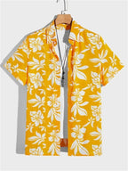 TropicWave Palmprint Hemd – Frisch und Elegant für Herren