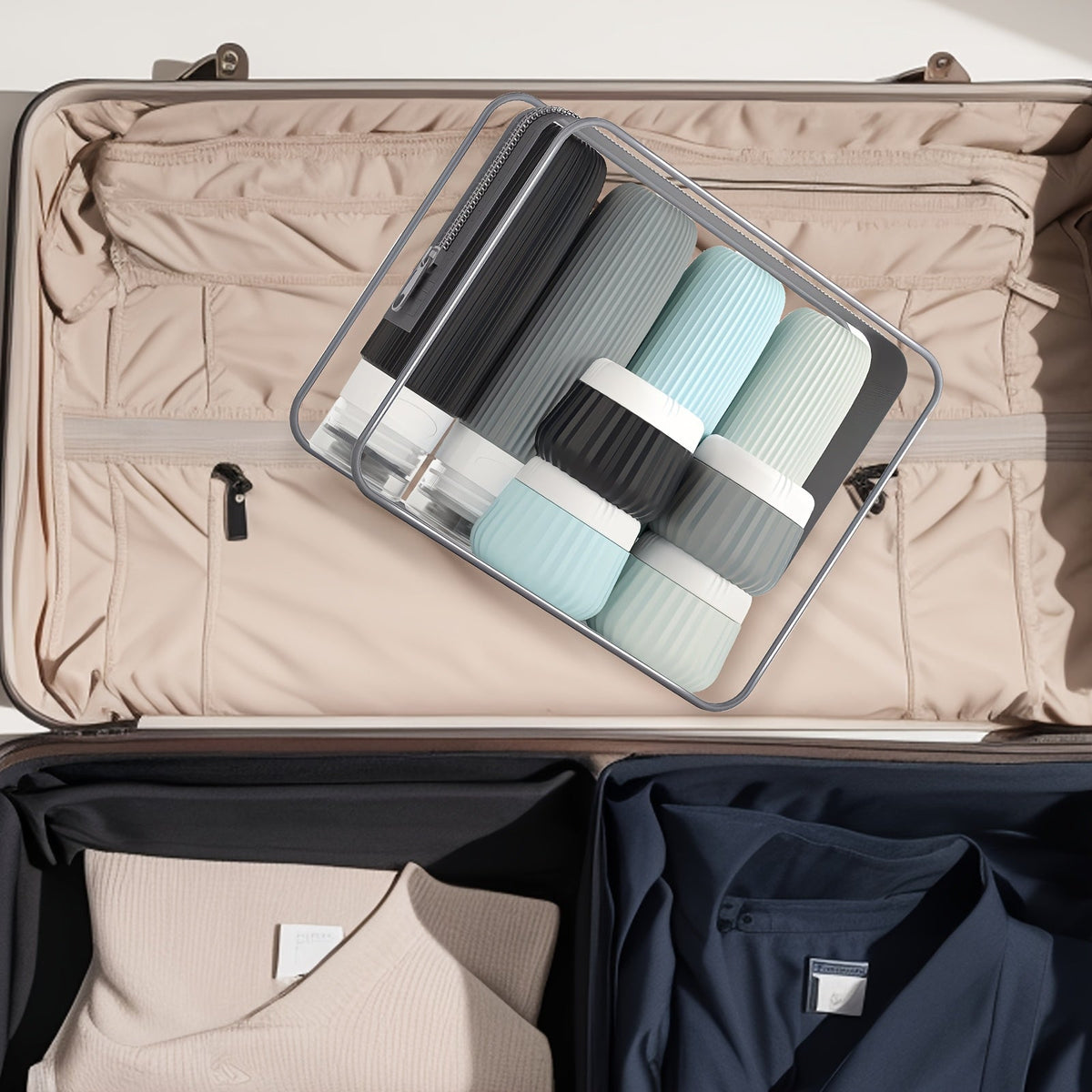 Praktisches Reisefläschchen-Set – Sicher und Funktional auf Reisen