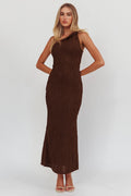 Maxikleid mit One-Shoulder-Design