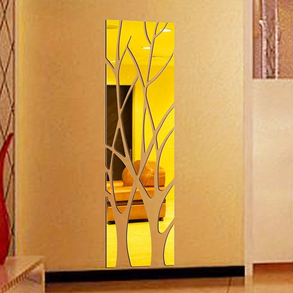 NatureLine 3D Acryl Wanddekoration – Einzigartiges Zweigdesign für Wohnzimmer sowie Flur