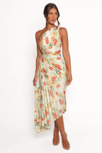 Kleo -Maxikleid mit One-Shoulder-Design und Cut-outs