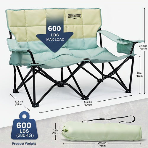 CampEase Loveseat Campingstuhl: Luxus Sitzkomfort für Zwei