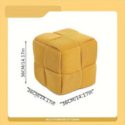 Strohgelb-Hocker