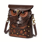 Steampunk Eule Mini Umhängetasche – Modisch und Funktional