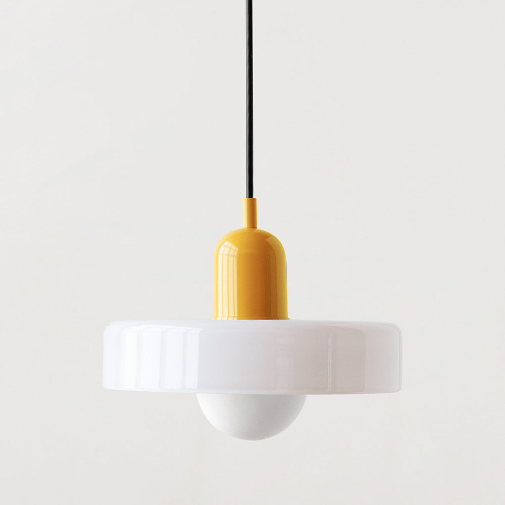 ColorLoop Pendelleuchte – Kunstzinnige Bauhaus-Hängeleuchte inklusive Warmlicht
