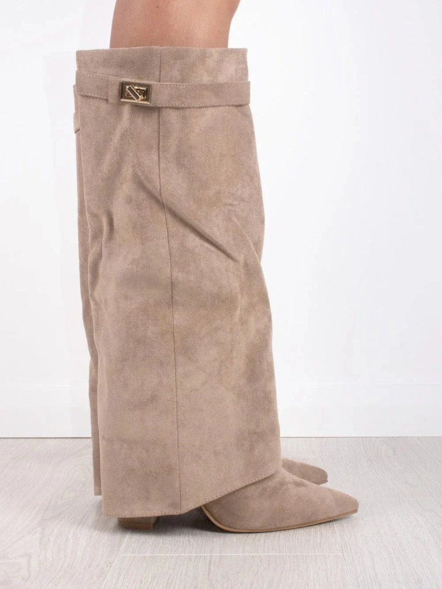 Luxe Wildleder Overknee Stiefel für Damen – Komfort sowie Klasse
