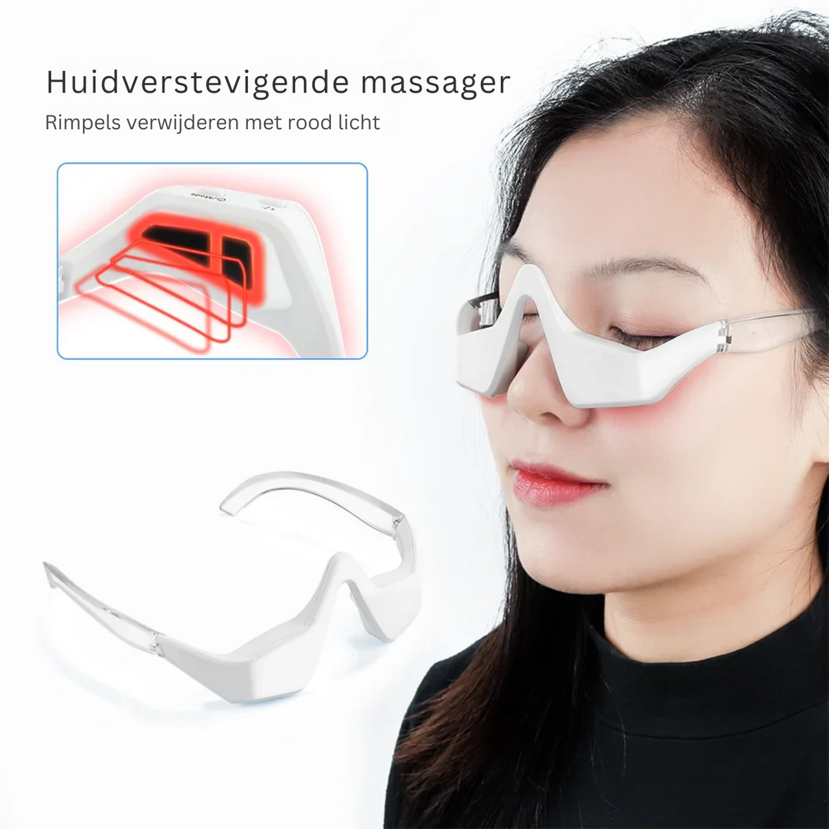 VitalGlow – Rotlichttherapie-Brille für Wohlbefinden sowie Erholung