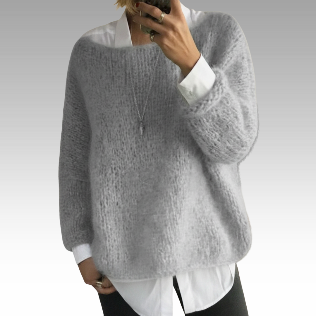 Zeitloser Feinstrick Pullover