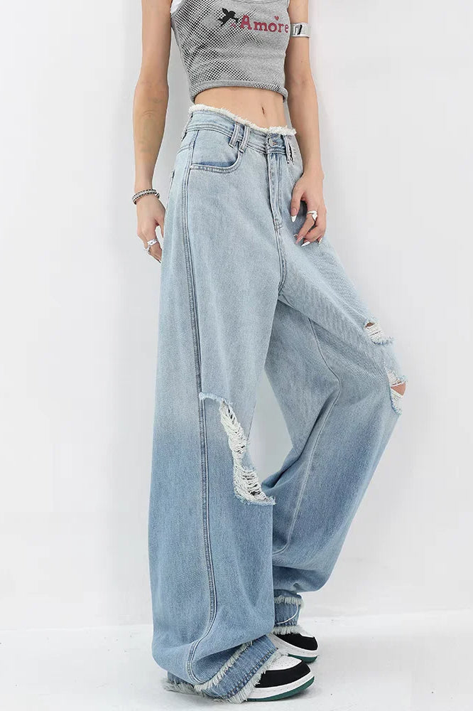 Jeans mit geradem Schnitt