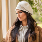 Chic gestricktes Beret für Damen – Eleganz sowie Wärme für den Winter