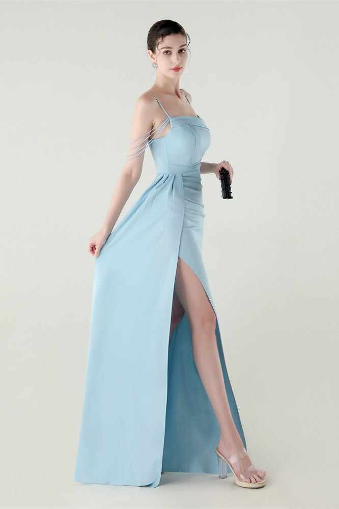 Kleid mit Meerjungfrau-Silhouette und Satinoptik