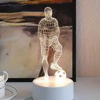 Fußballer 3D-Lampe – Ideal für eine sportliche Atmosphäre