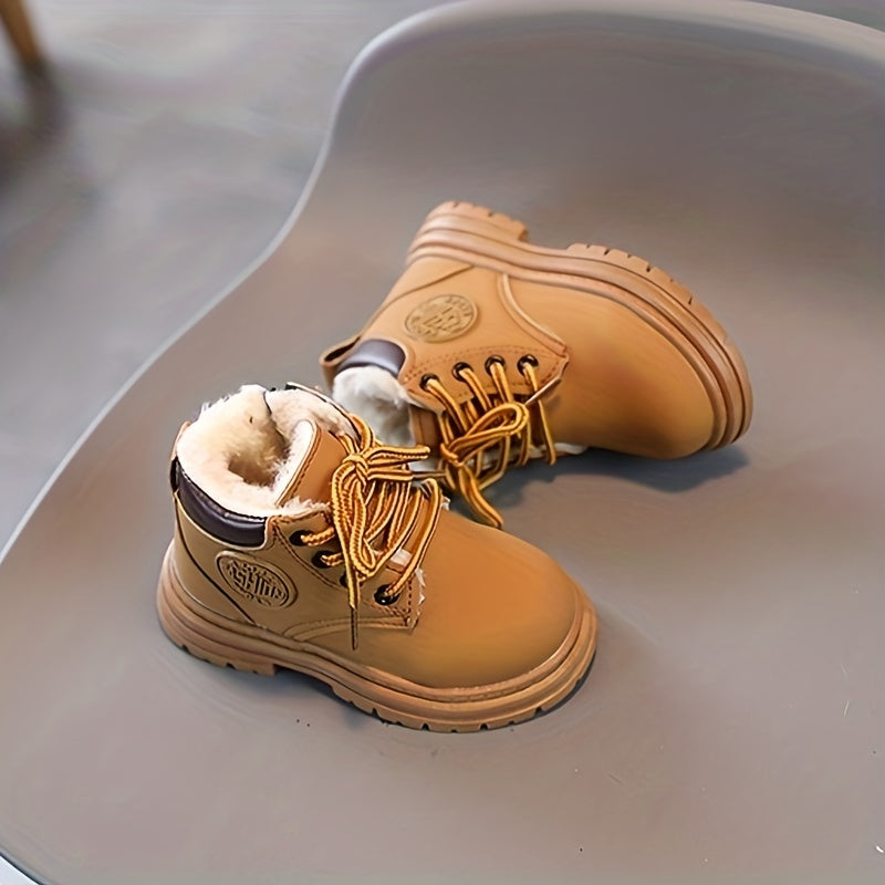 Modisch Fleece Stiefel für Jungen - Warm und Wasserdicht