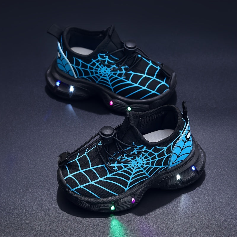 Finn Spinnenweb Sneakers mit LED-Beleuchtung – Ideal für Verspielte Kinder
