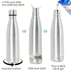 SafeHydrate Wasserflasche – Innovativ inklusive Versteck für Wertvolle Dinge