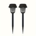Solarbetriebene Insektenvernichterlampe: Mücken- & Fliegenfalle Duo