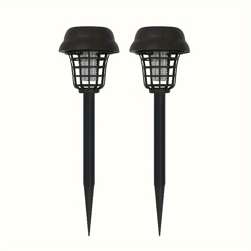 Solarbetriebene Insektenvernichterlampe: Mücken- & Fliegenfalle Duo