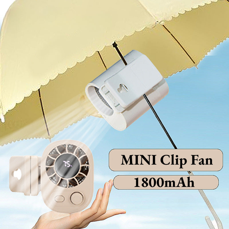 BreezeClip Mini Ventilator – Leistungsstarke Kühlung, Überall sowie Immer