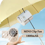 BreezeClip Mini Ventilator – Leistungsstarke Kühlung, Überall sowie Immer