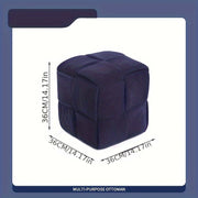 Marineblau-Hocker