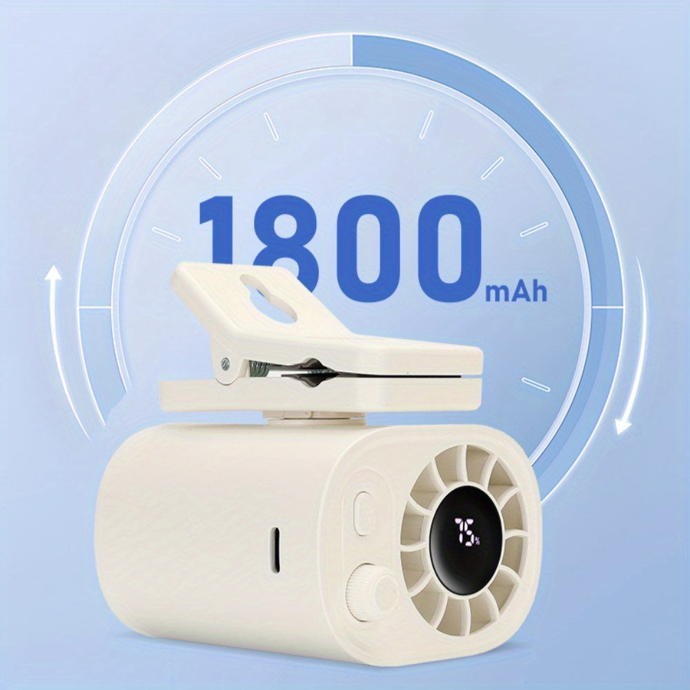 BreezeClip Mini Ventilator – Leistungsstarke Kühlung, Überall sowie Immer
