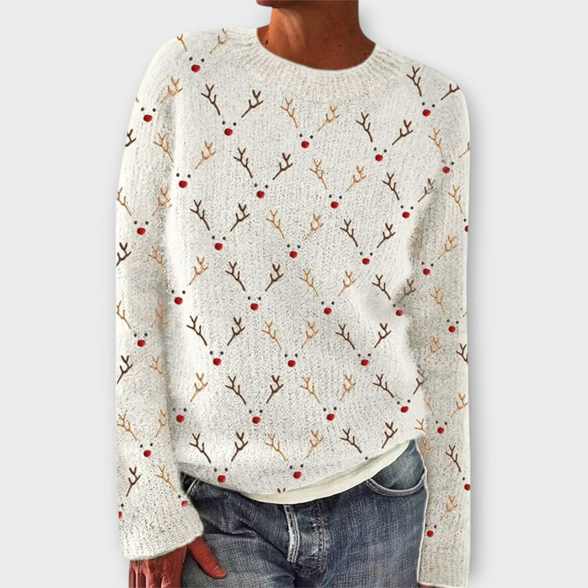 Pullover mit verschiedenen Prints
