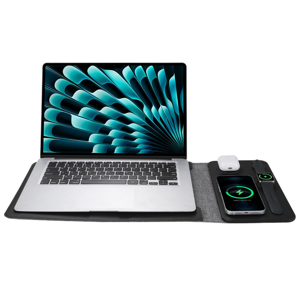 PowerDesk Sleeve – Schlanke Laptop-Hüllen inklusive Drahtloser Ladefunktion