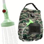 SunnyFlow Solar-Dusche Sack – Funktional, Auslaufsicher und Mit Temperaturmesser