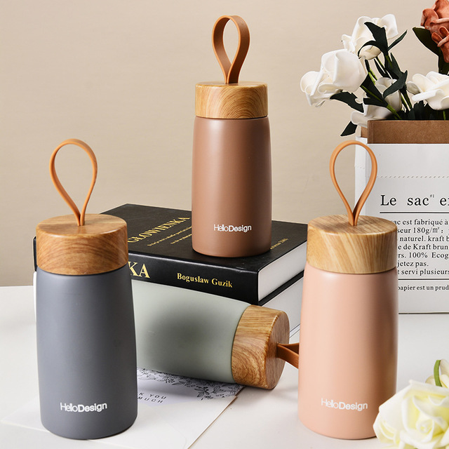 Elegante Thermosflasche für unterwegs