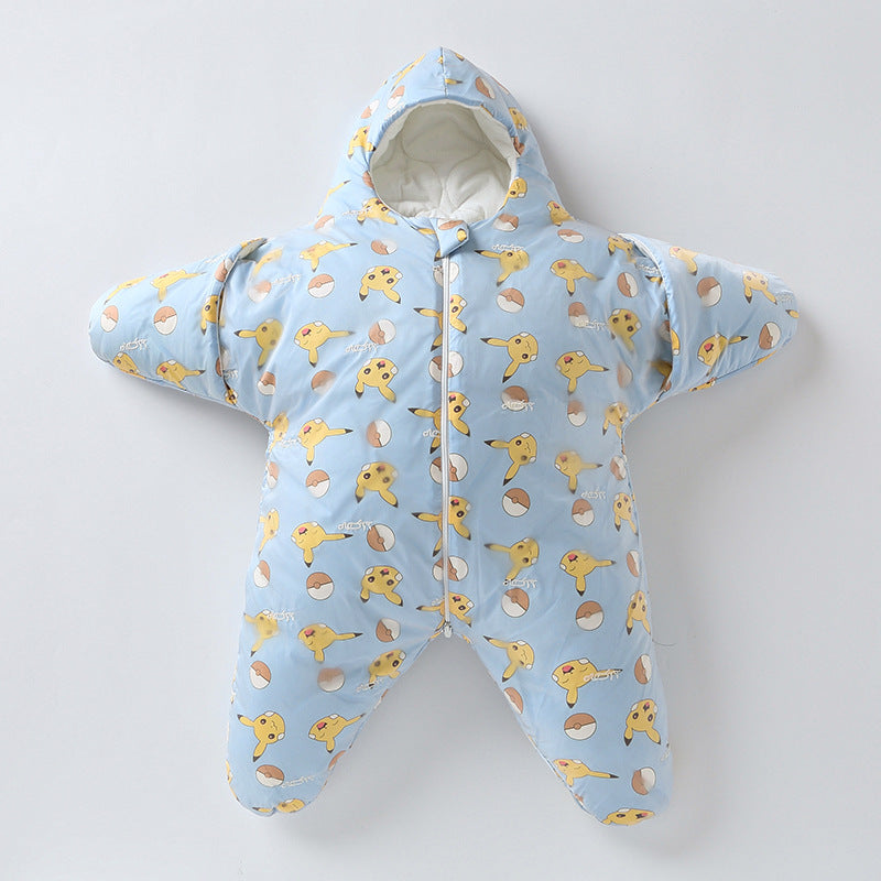 Sternförmiger Baby-Schlafsack: für warme, geborgene Nächte