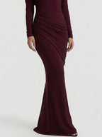 Asymmetric Elegantes Maxikleid