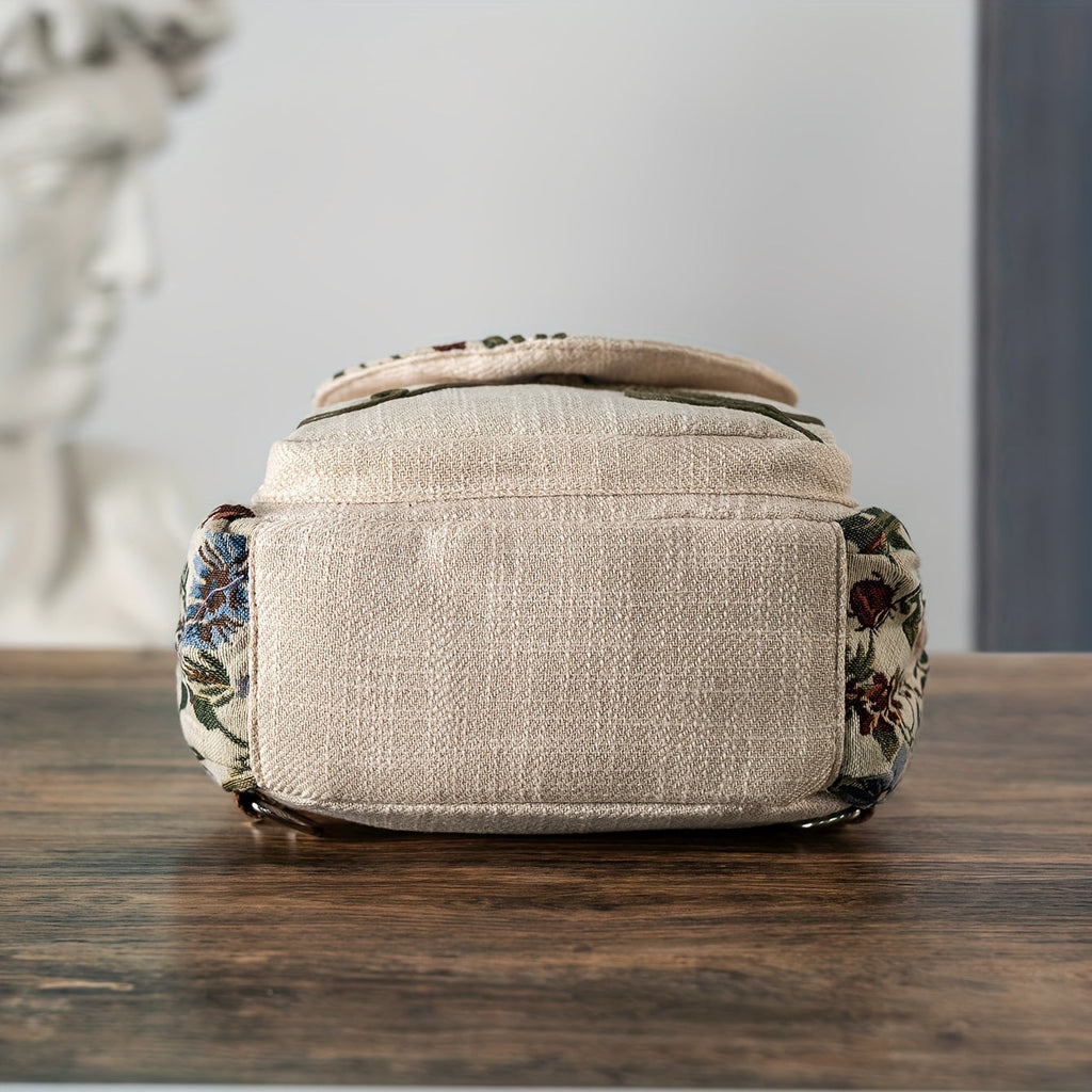 EthnoCharm Stickerei Rucksack – Künstlerisch und Funktional