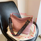 Breite Geometrische Tasche – Große Kapazität Crossbody inklusive Retro-Vibe