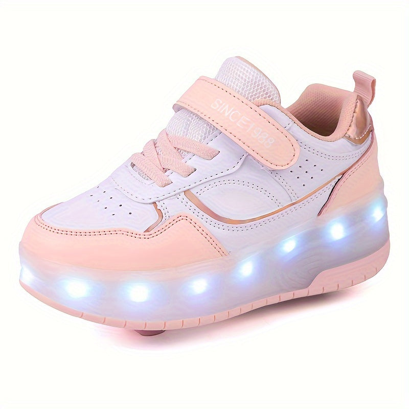 FlashRider Leuchtende Rollschuh-Sneakers – Ideal für Kinder mit Lichterspektakel