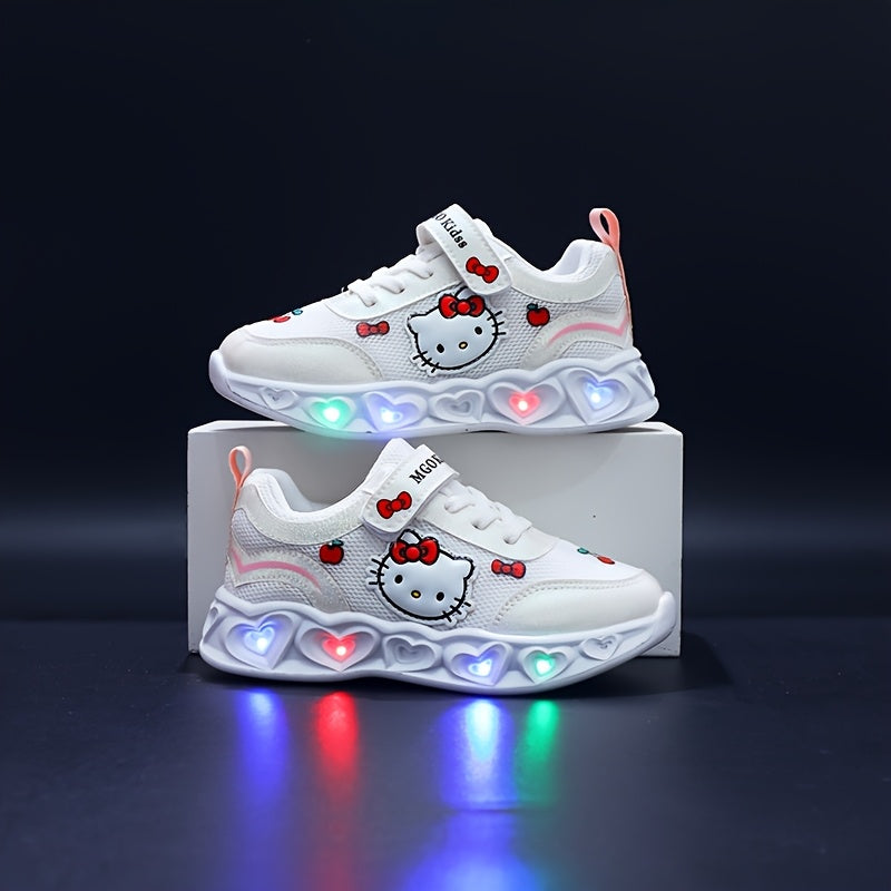 Leuchtende Hello Kitty Sneakers – Atmungsaktive sowie Gepolsterte Spaßschuhe