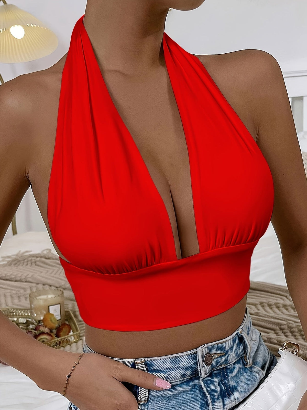 Elegantes Bandeau-Top Damen - Flexibel und Modisch