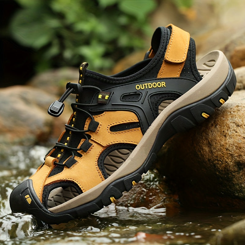 Herren Premium Leder Fischer Sandalen – Bequem & Haltbar