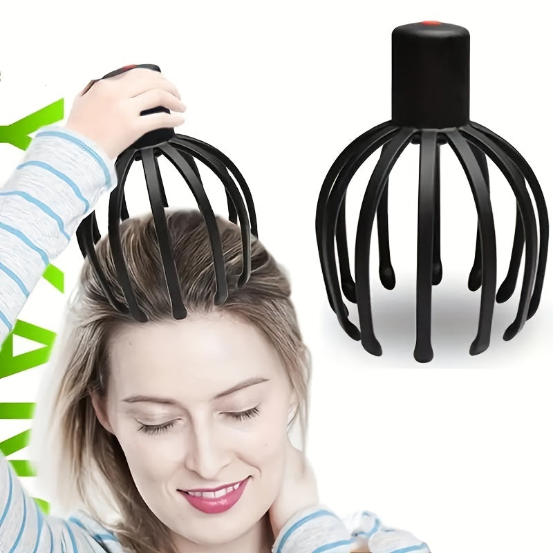 Elektrische Octopus Kopfhautmassager – USB Aufladbar und Platzsparend