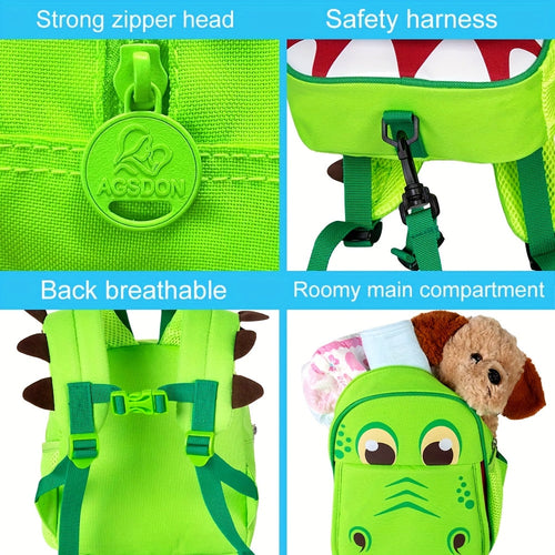 Dino Sicherheitsgeschirr Rucksack – Leicht, haltbar & verstellbar