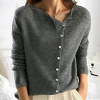 Einfacher Schlichter Pullover Mit Langen Ärmeln