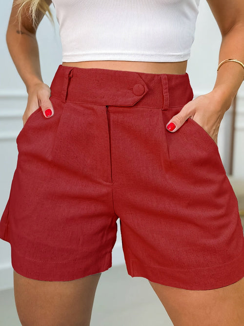 Elegante High Waist Shorts – Komfort sowie Stil in Einem