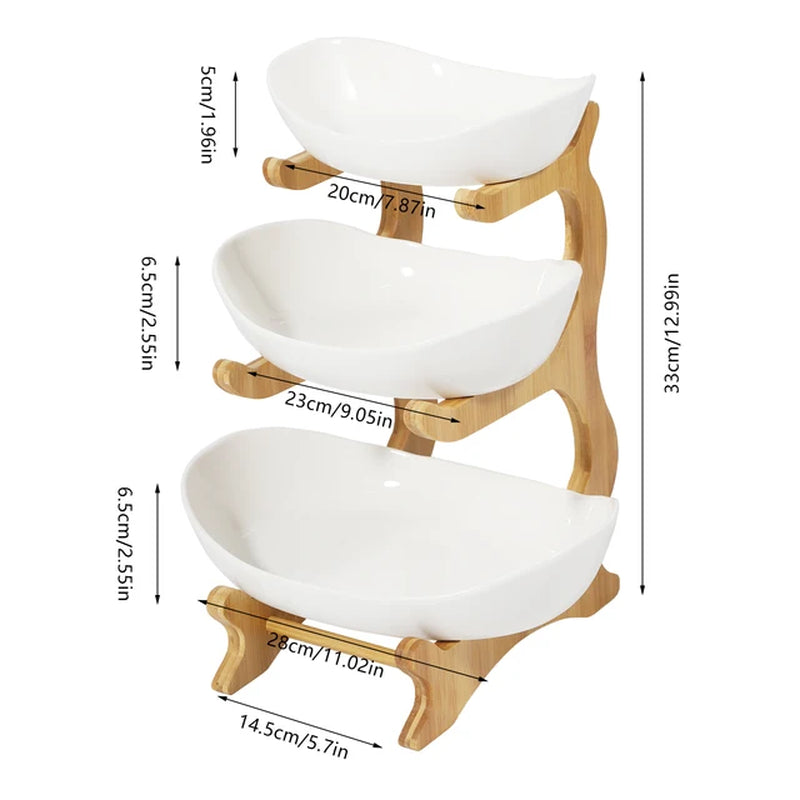 Stilvolle Obstschale - Platzsparend sowie dekorativ